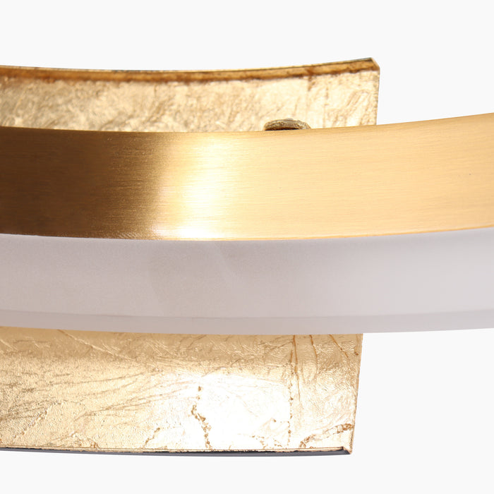 Welnto 1-Light LED Black and Brass Chandeliers