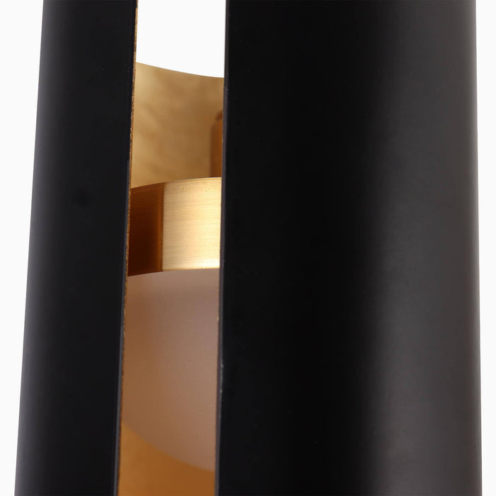 Welnto 1-Light LED Brass Pendant Light