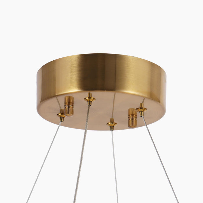 Lurivis 1-Light LED Brass Chandeliers
