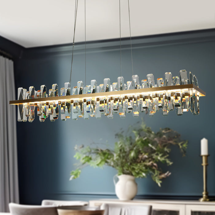 Lurivis 1-Light LED Brass Island Lights