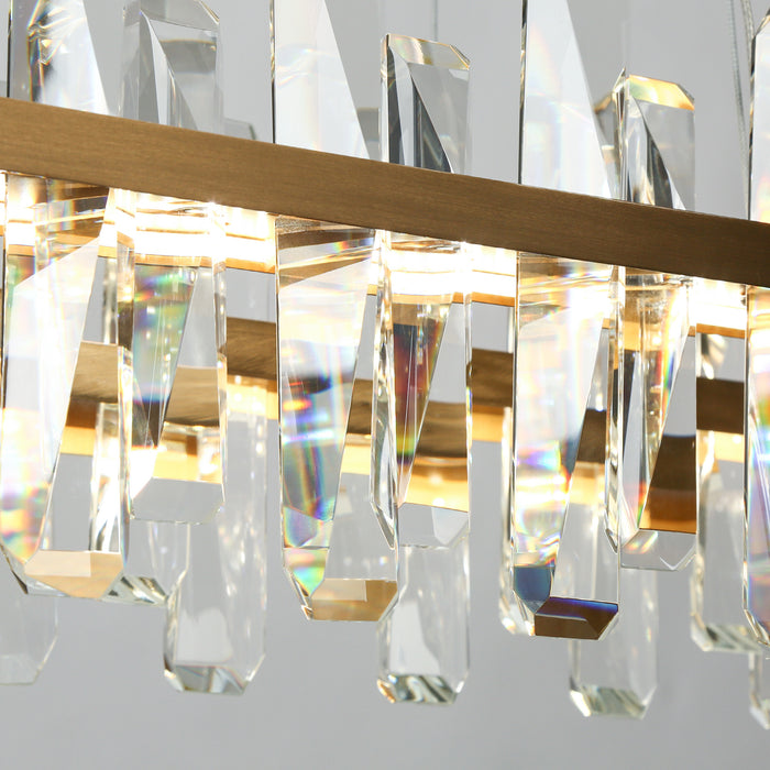Lurivis 1-Light LED Brass Island Lights