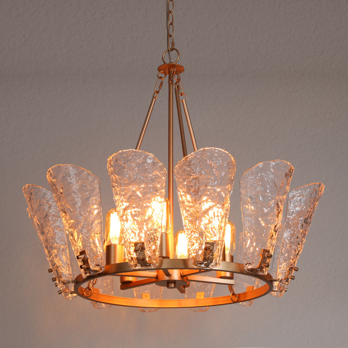 Aufenro 6-Light Gold Chandeliers
