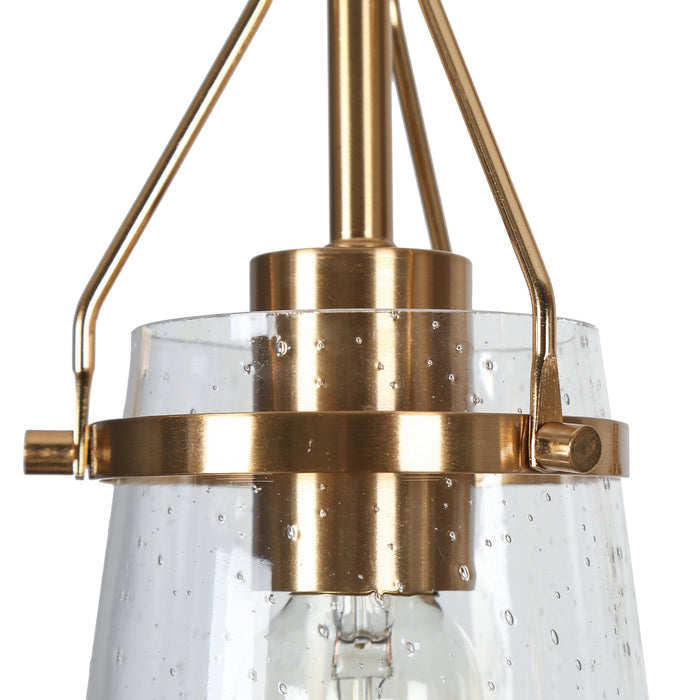 Auisre 3-Light Brass Chandelier