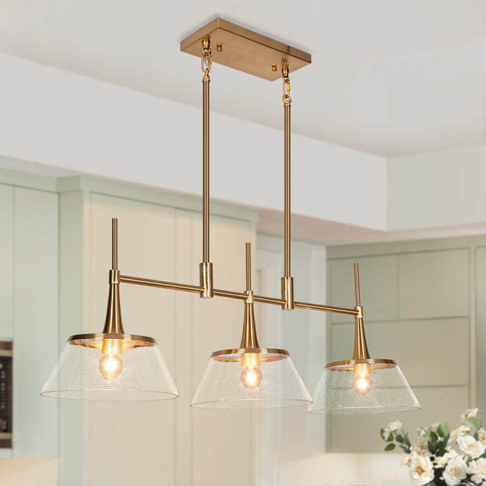 Quordi 3-Light Brass Island Light