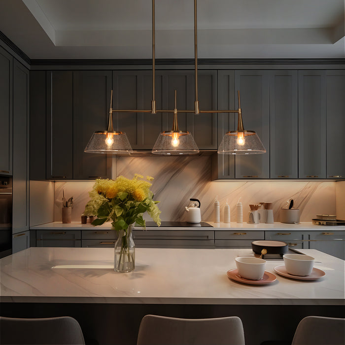 Quordi 3-Light Brass Island Light