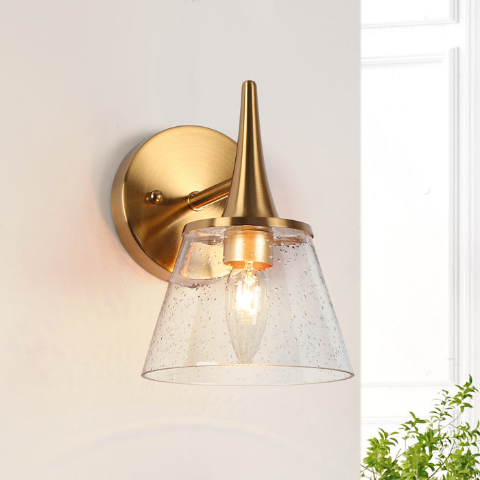 Quordi 1-Light Brass Wall Sconces