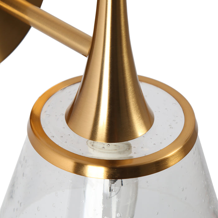Quordi 1-Light Brass Wall Sconces