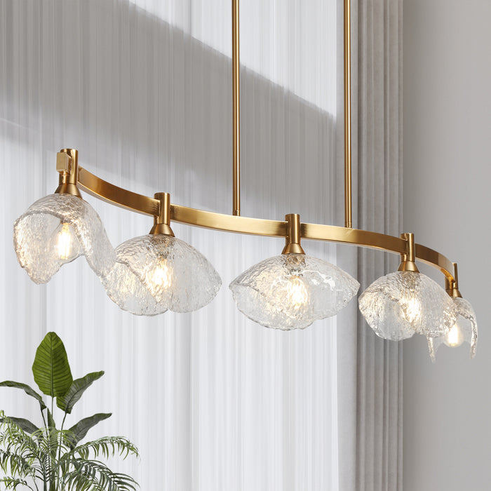 Evange 5-Light Brass Island Lights