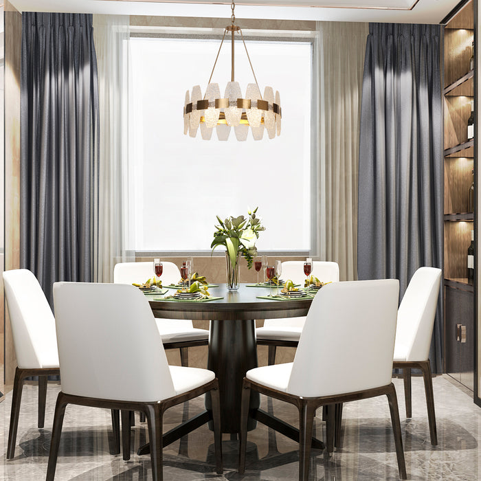 Stylar 4-Light Brass Chandeliers
