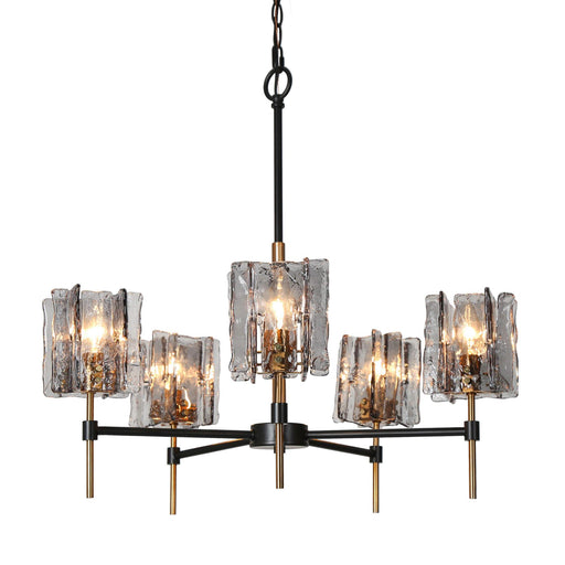 Modern 5-Light Chandelier for Dining Room - Belles Lighting