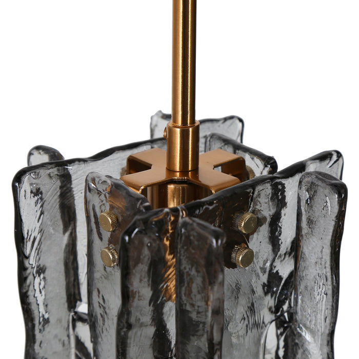 Echona 5-Light Black and Brass Chandeliers