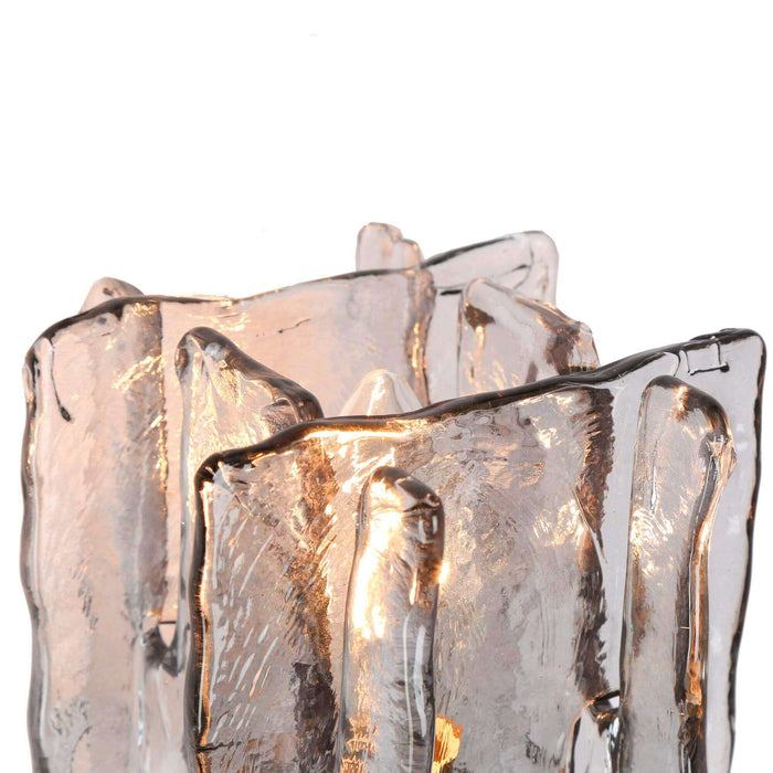 Echona 1-Light Black and Brass Wall Sconce