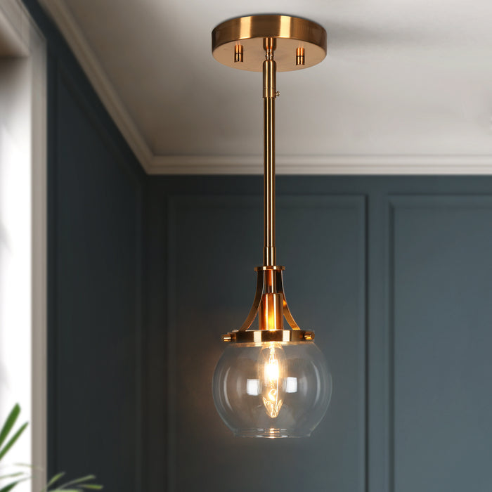 Nivella 1-Light Brass Pendant Lights