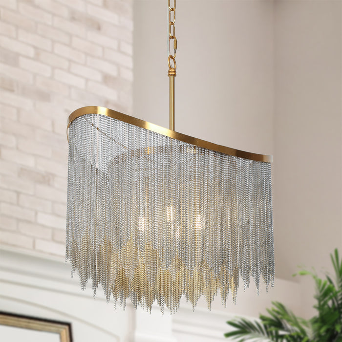 Drelmyn 4-Light Brass Island Lights