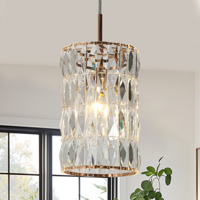 Nexoria 1-Light Gold Pendant Light