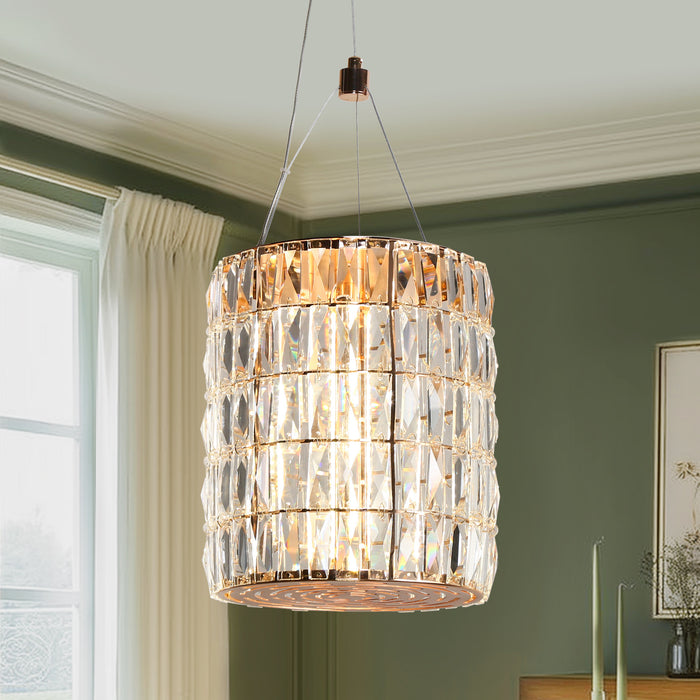 Nexoria 1-Light LED Gold Pendant Light