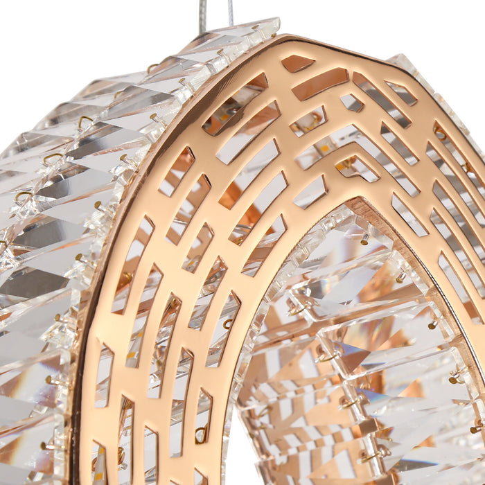 Erylis 1-Light LED Gold Pendant Light