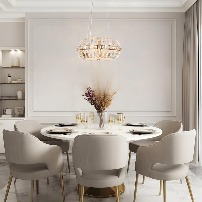 Qirvane 3-Light Brass Chandeliers