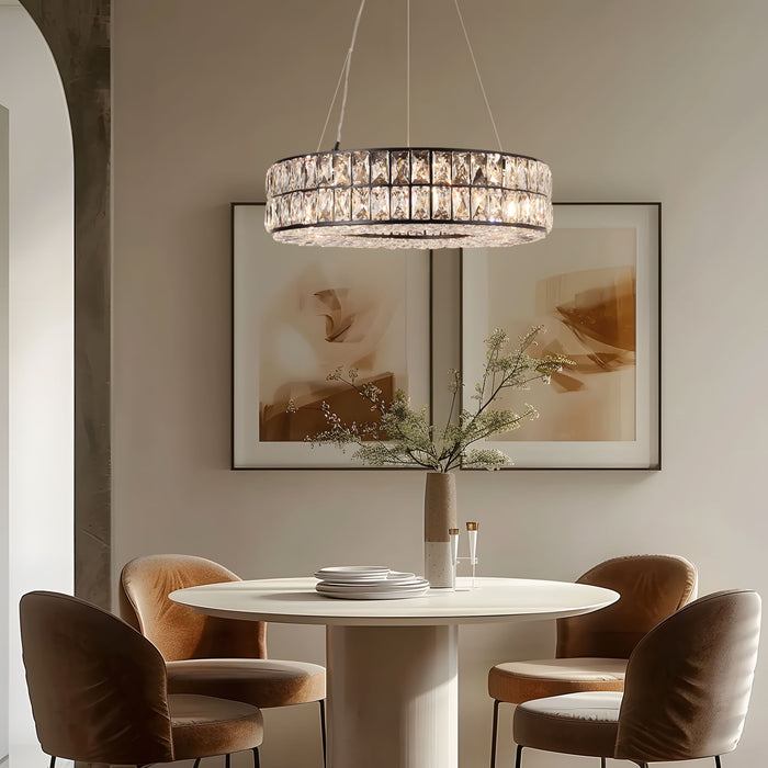 Erinni 8-Light Black Chandelier