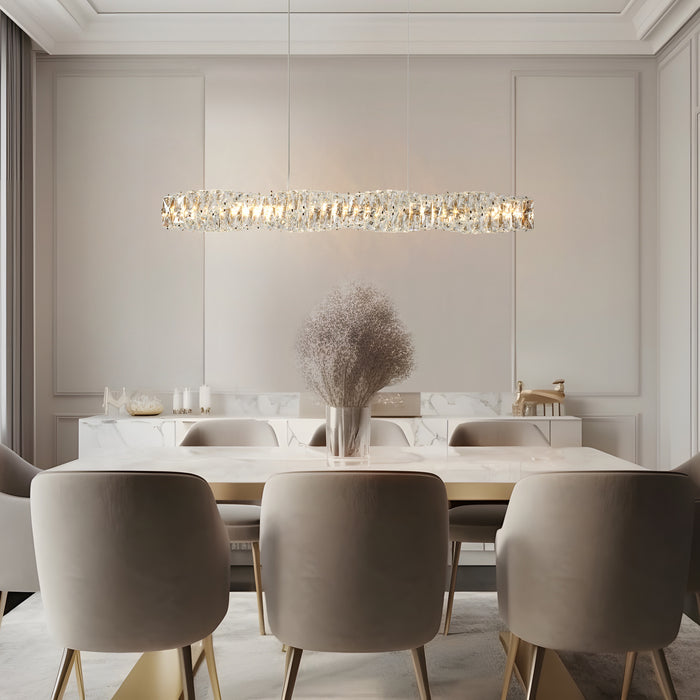 Ravira 1-Light LED Brass Island Lights