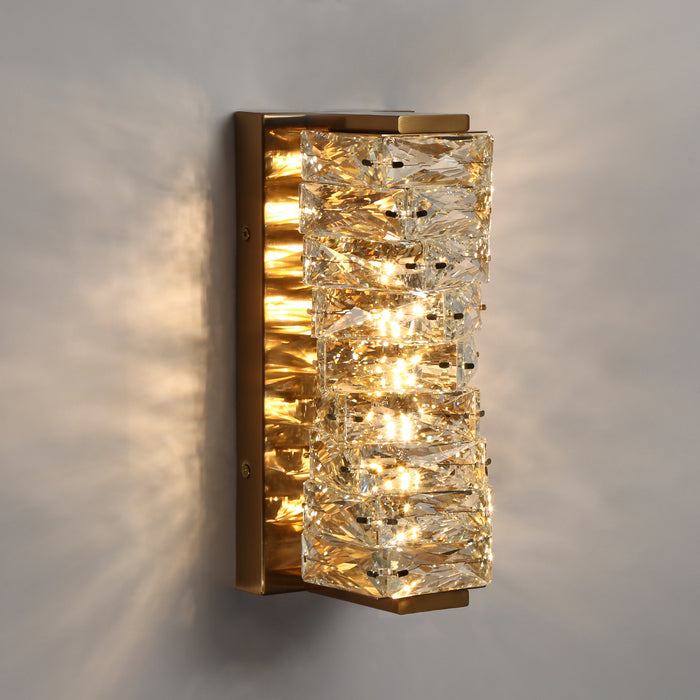 Ravira 1-Light LED Brass Wall Sconce