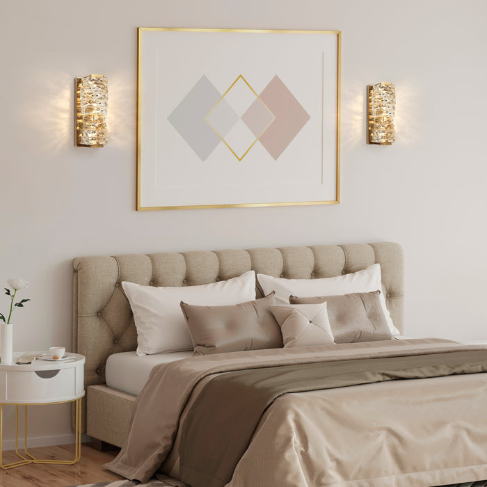 Ravira 1-Light LED Gold Wall Sconces