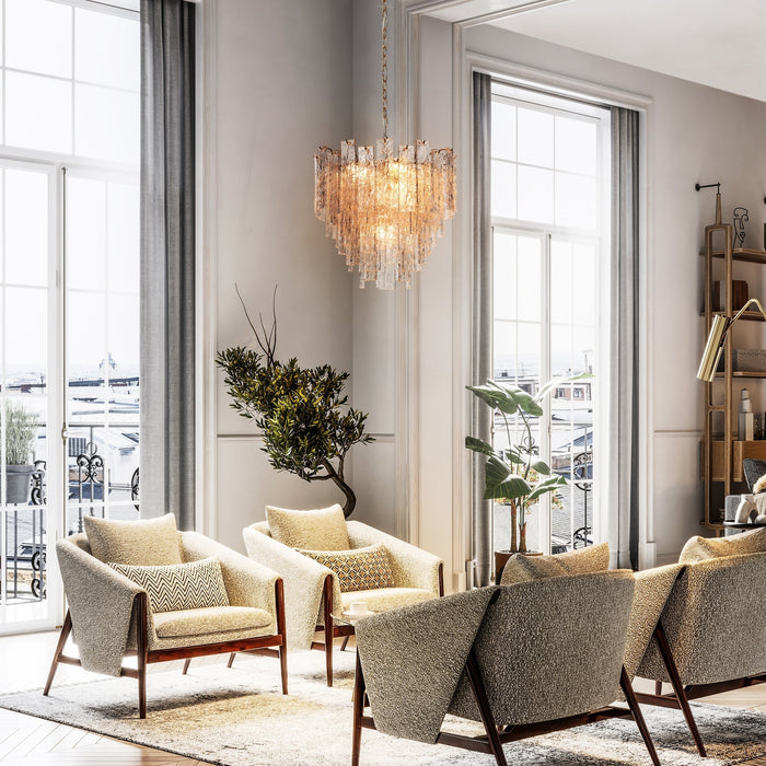 Engaver 8-Light Brass Chandeliers