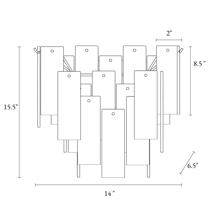 Engaver 2-Light Brass Wall Sconces