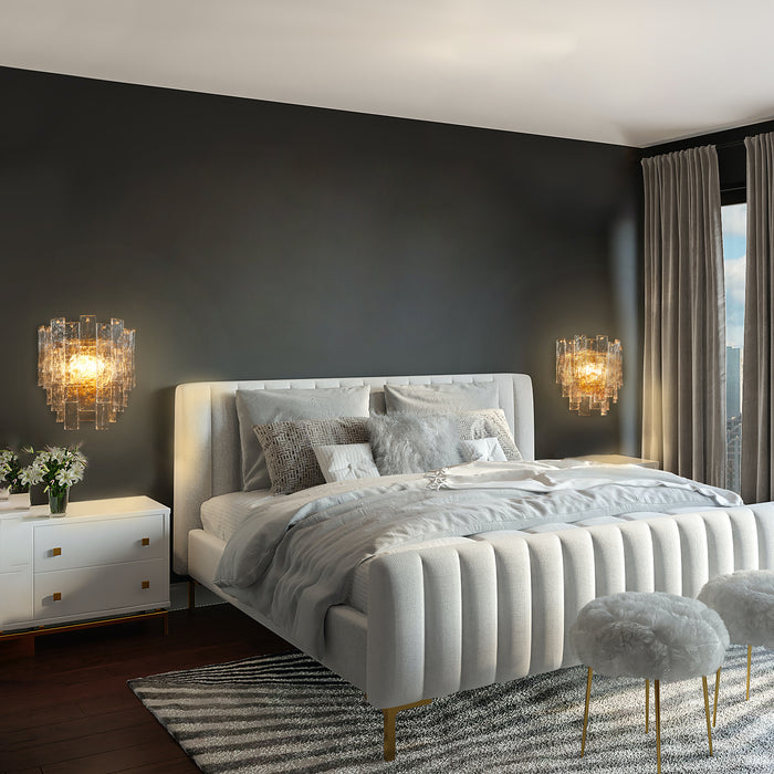 Engaver 2-Light Brass Wall Sconces