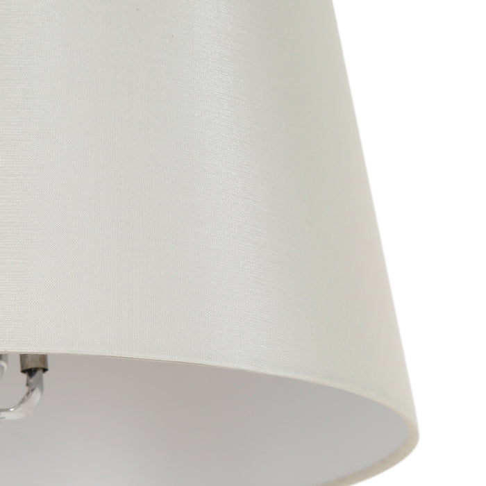Flabel 1-Light White Table Lamp