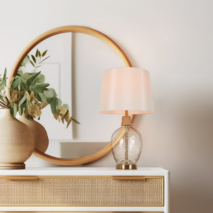 Flabel 1-Light Gold Table Lamp
