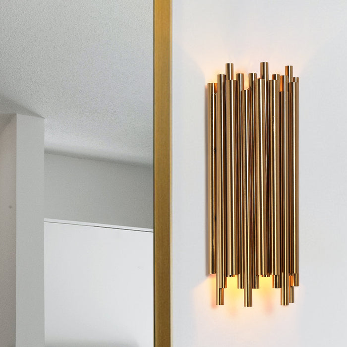 Zorelle 2-Light Brass Wall Sconces