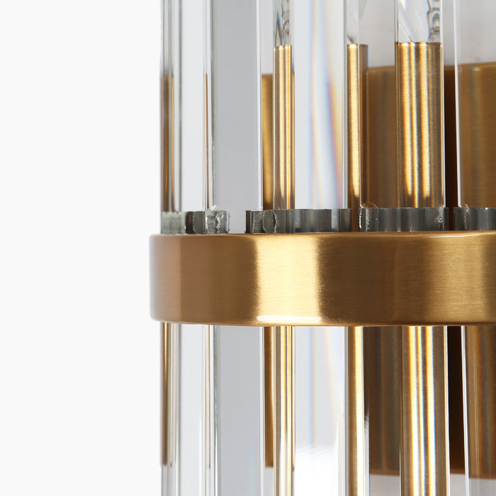 Tiselle 2-Light Brass Wall Sconce