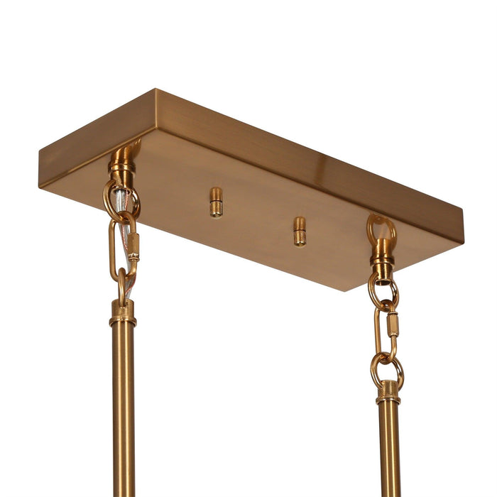 Ariene 5-Light Brass Island Lights