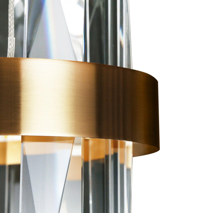 Faylen 2-Light LED Brass Pendant Lights