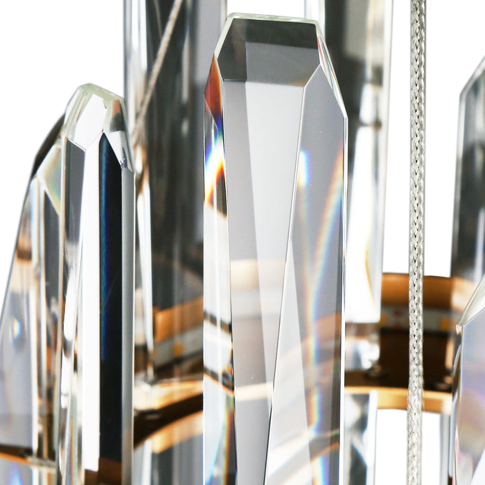Faylen 2-Light LED Brass Pendant Light