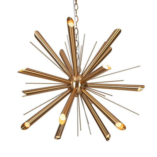 15-Light Gold LED Chandeliers Lights - Belles Lighting