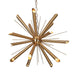 15-Light Gold LED Chandeliers Lights - Belles Lighting