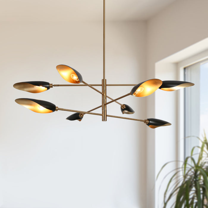 Senvira 8-Light Sputnik Chandelier