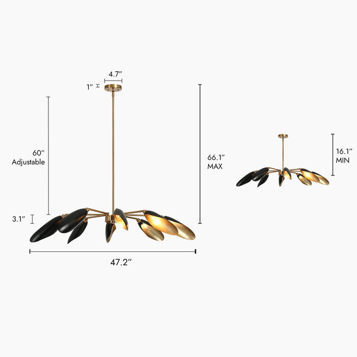 Senvira 8-Light Chandelier