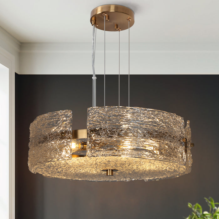 Mythora 4-Light Brass Chandeliers