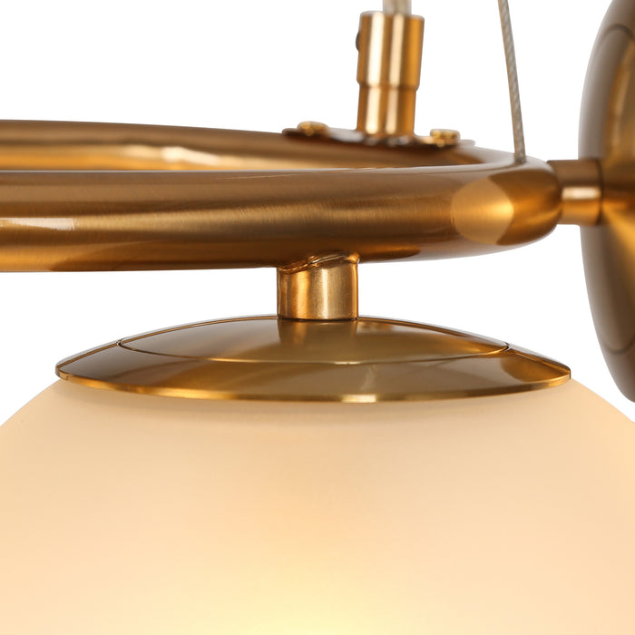 Marilo 5-Light Brass Chandelier