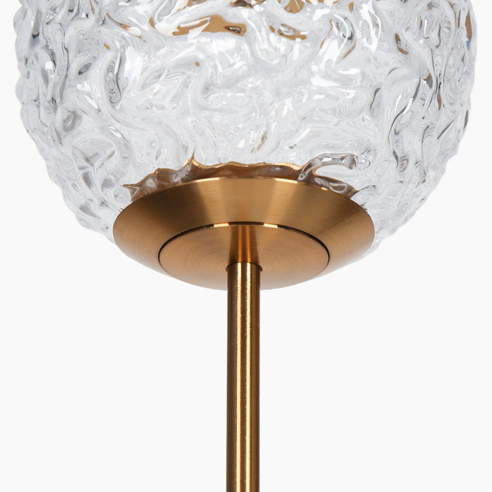 Eldvian 1-Light LED Brass Pendant Lights