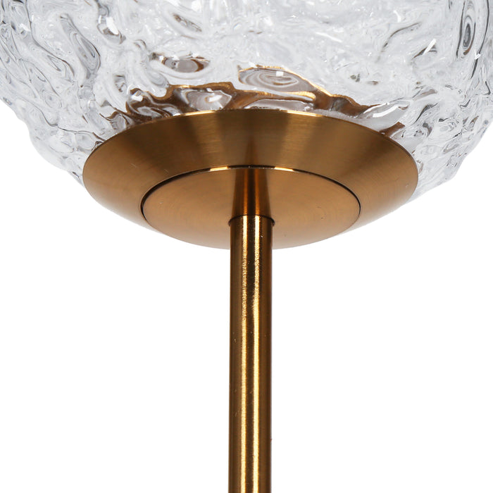 Eldvian 3-Light LED Brass Chandelier