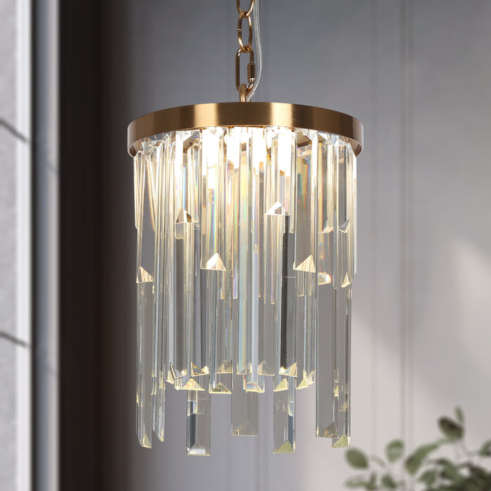 Wysorin 1-Light LED Brass Pendant Lights