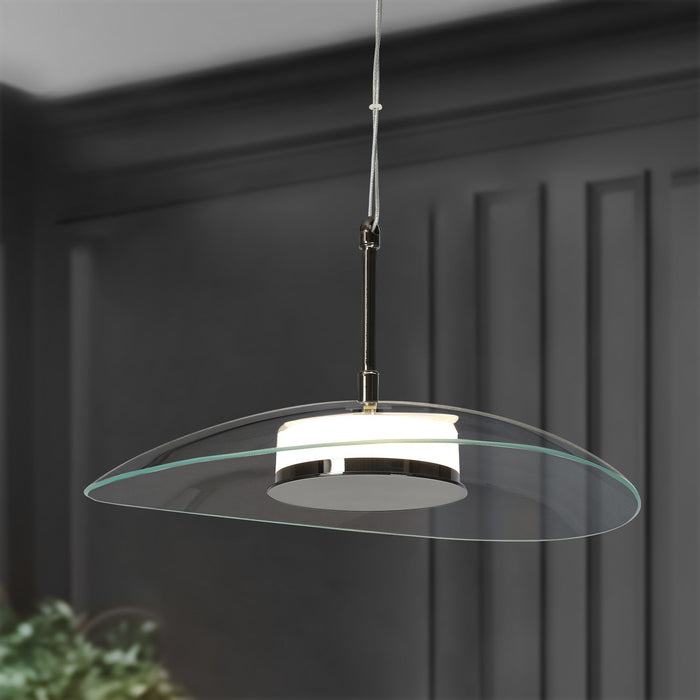 Elynna 1-Light LED Black Pendant Lights