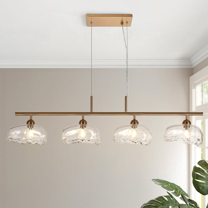 Bresin 4-Light Brass Island Lights