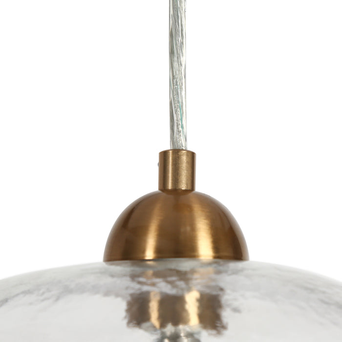 Bresin 3-Light Brass Chandelier