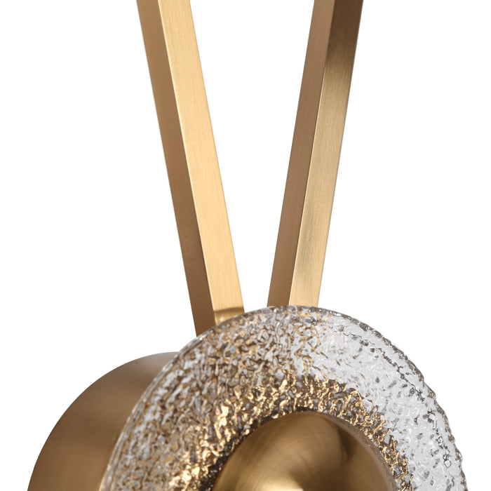 Luvien 4-Light LED Brass Wall Sconces