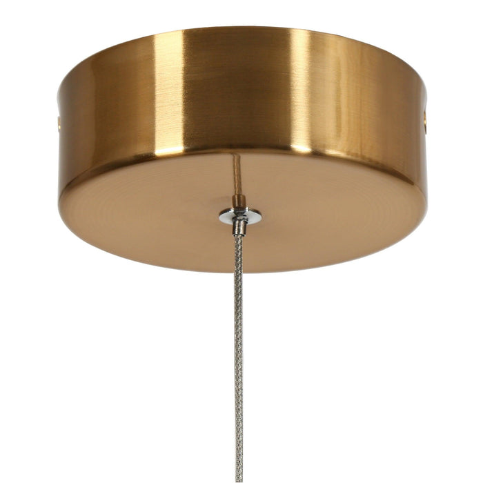 Avelis 1-Light LED Brass Pendant Lights